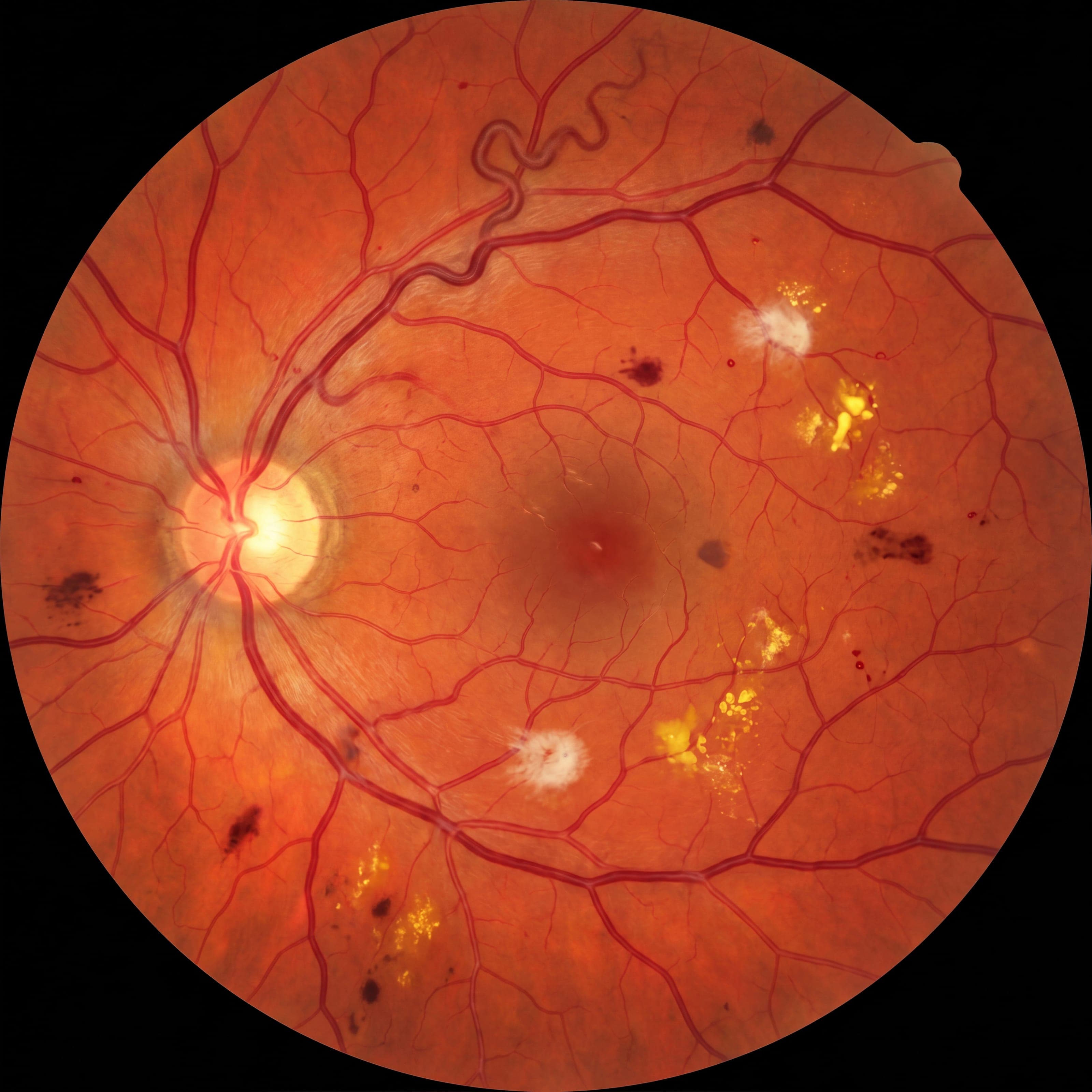 Whole human retina (fundus)