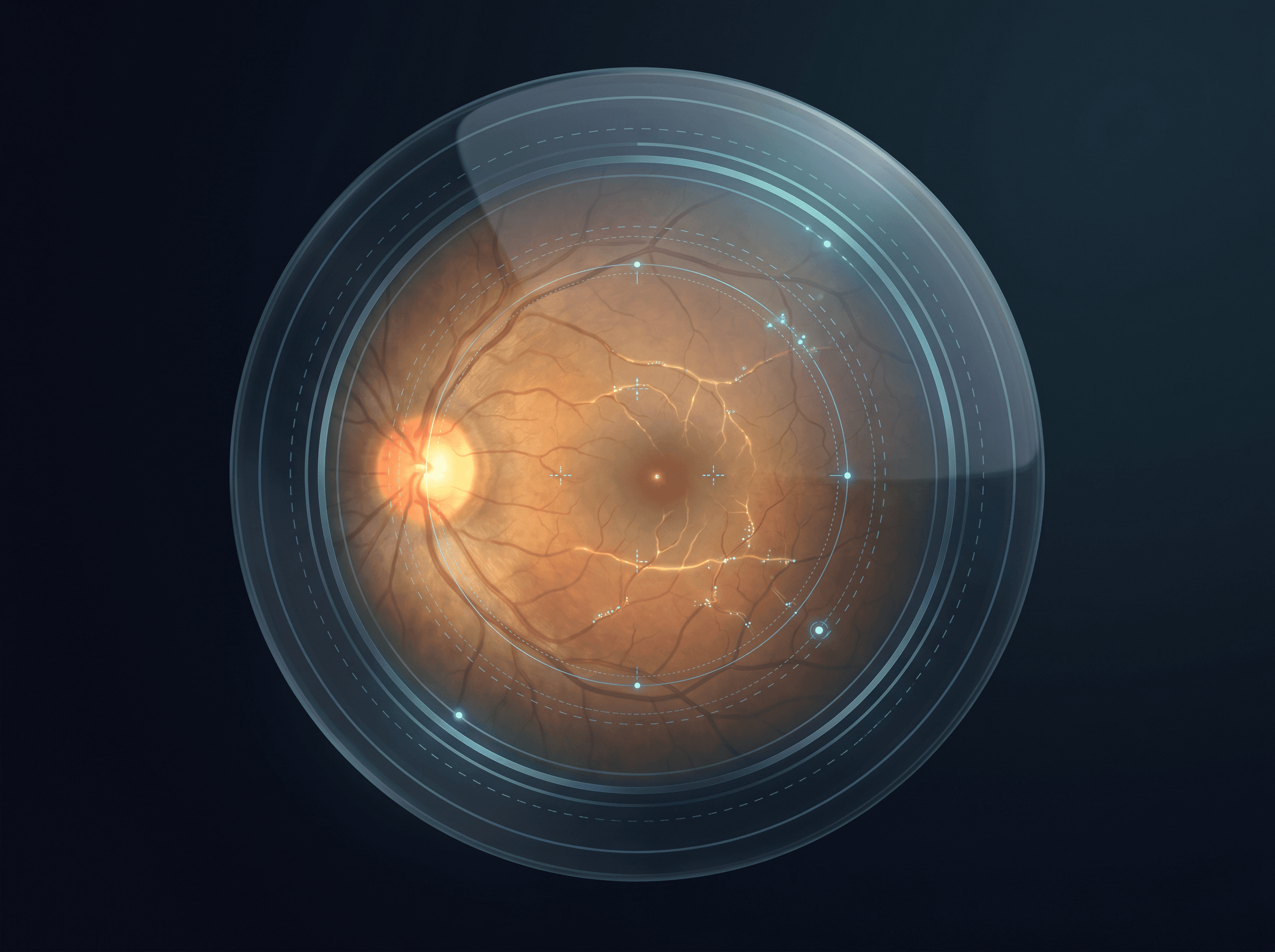 Airdoc AI analysis of a retinal fundus scan