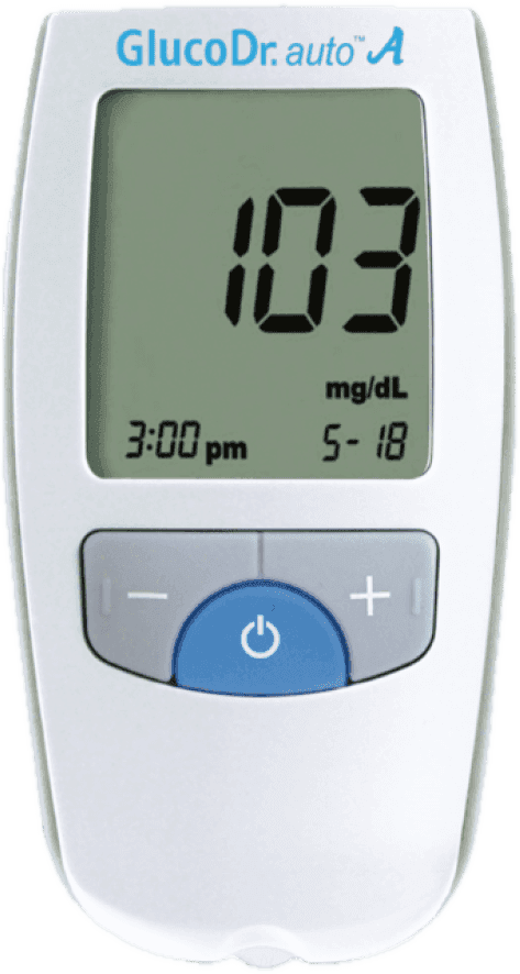 GlucoDr auto A blood glucose meter