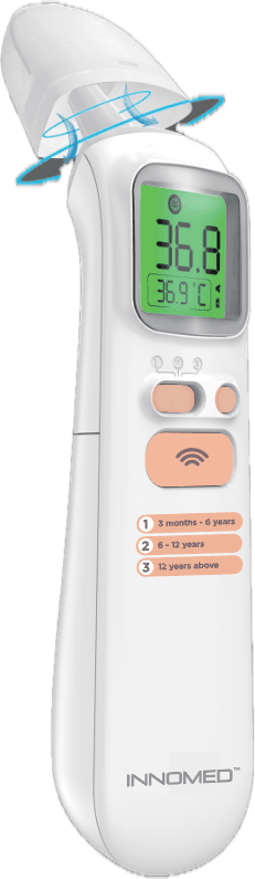 INNOMED infrared ear and forehead thermometer